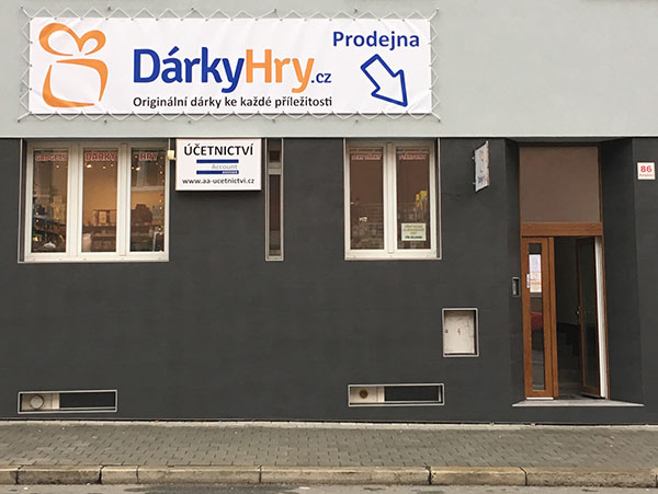 Prodejna DárkyHry.cz Brno