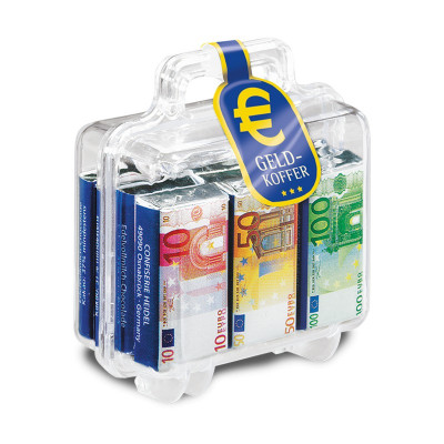 Heidel Kufřík s čokoládovými Euro bankovkami 33g