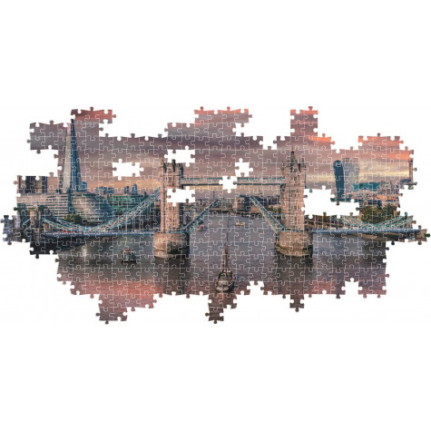 CLEMENTONI Panoramatické puzzle Přes řeku Temži 1000 dílků ~ 3