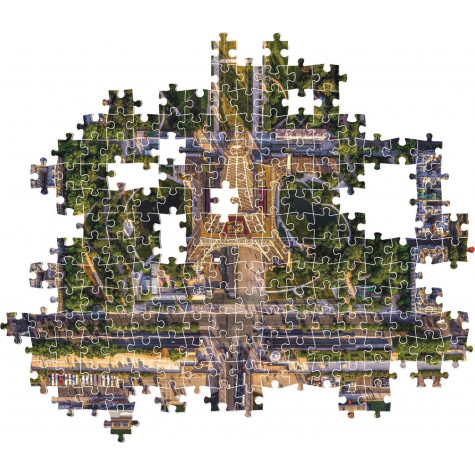 CLEMENTONI Puzzle Let nad Paříží 1500 dílků ~ 3