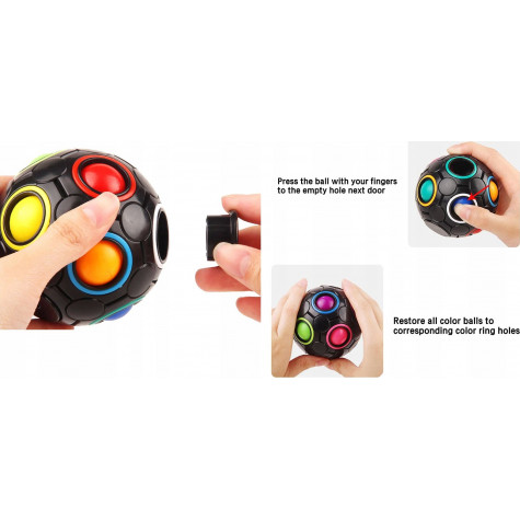 Norimpex Hlavolam Rainbow Ball Spinner ~ 3