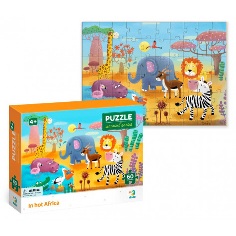 DODO Puzzle Afrika 60 dílků