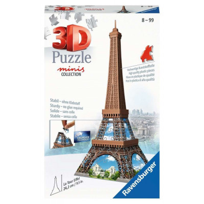 RAVENSBURGER 3D puzzle Mini Eiffelova věž 54 dílků