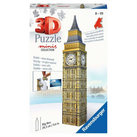 RAVENSBURGER 3D puzzle Mini Big Ben 54 dílků ~ 1