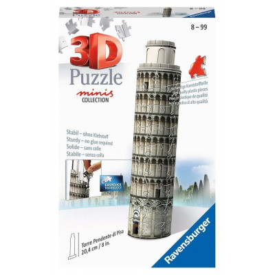 RAVENSBURGER 3D puzzle Mini Šikmá věž, Pisa 54 dílků