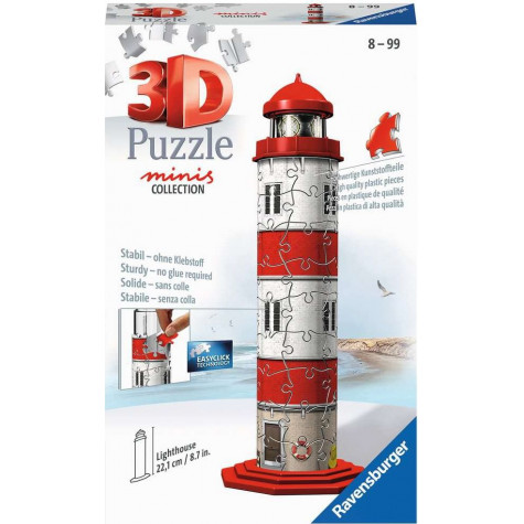 RAVENSBURGER 3D puzzle Mini Maják 54 dílků ~ 1