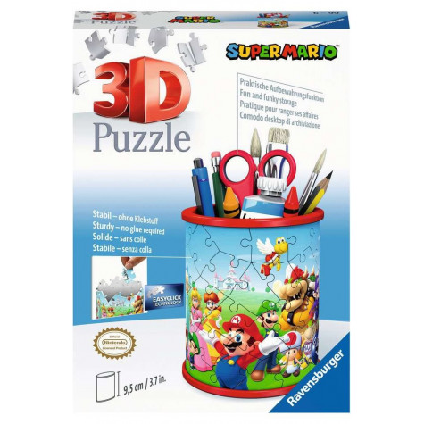 RAVENSBURGER 3D puzzle stojan: Super Mario 57 dílků ~ 1