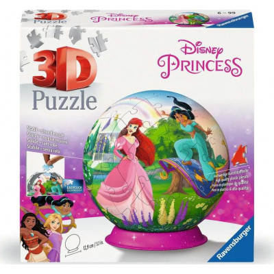 RAVENSBURGER 3D Puzzleball Disney princezny 73 dílků