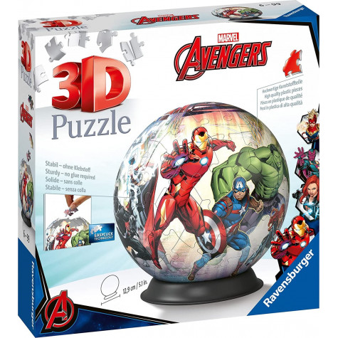 RAVENSBURGER 3D Puzzleball Marvel: Avengers 73 dílků ~ 3