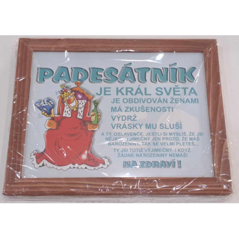 Rámeček - Padesátník je král světa