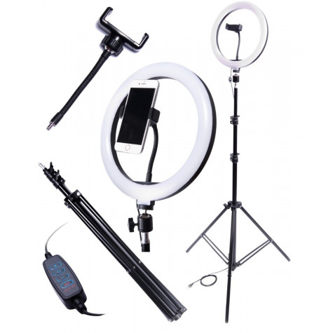 LED Kruhové světlo Ring Light Selfie Makeup lampa ~ 1