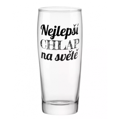 Albi Pivní sklenice 500 ml - Nejlepší chlap na světě