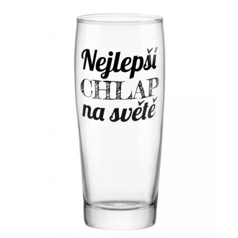 Albi Pivní sklenice 500 ml - Nejlepší chlap na světě ~ 1