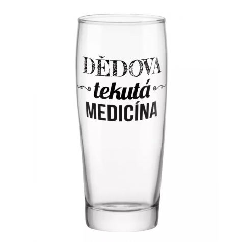 Albi Pivní sklenice 650 ml - Dědova tekutá medicína ~ 1