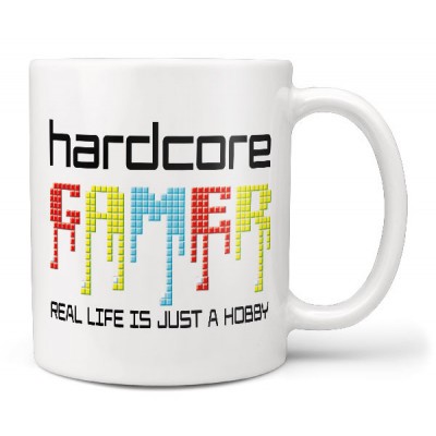 Hrnek 330 ml - Hardcore gamer