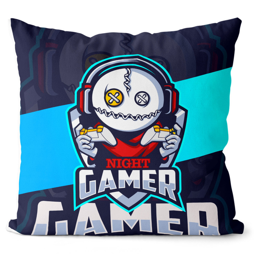 Polštář 40 x 40 cm - Night gamer