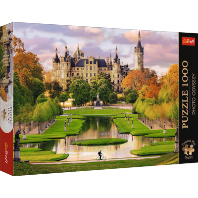 TREFL Puzzle Premium Plus Photo Odyssey: Zámek Schwerin, Německo 1000 dílků