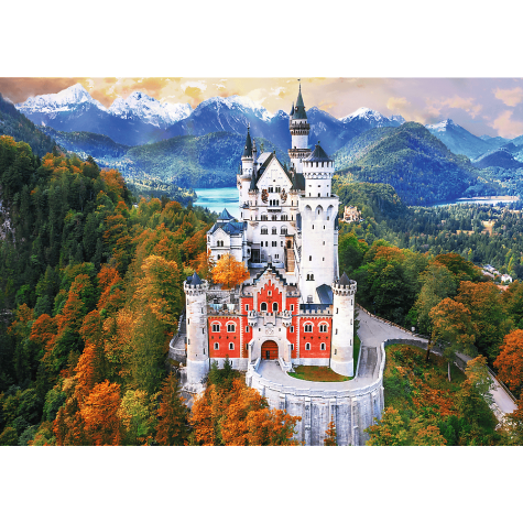 TREFL Puzzle Premium Plus Photo Odyssey: Zámek Neuschwanstein, Německo 1000 dílků