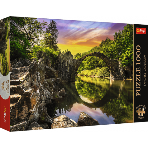 TREFL Puzzle Premium Plus Photo Odyssey: Rakotzův most v Kromlau 1000 dílků