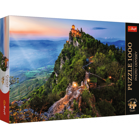 TREFL Puzzle Premium Plus Photo Odyssey: La Cesta, San Marino 1000 dílků ~ 1