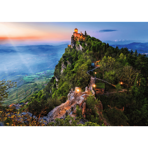 TREFL Puzzle Premium Plus Photo Odyssey: La Cesta, San Marino 1000 dílků ~ 2