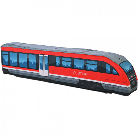 Plyšový vláček Desiro 50 cm - červený ~ 1