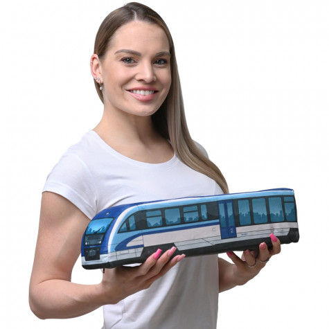 Plyšový vláček Desiro 50 cm - modrý ~ 5