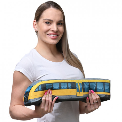 Plyšový vláček Desiro 50 cm - žlutý ~ 2