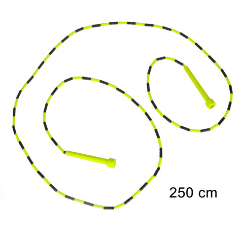 KIK Dětské švihadlo plastové 250 cm - zelené a černé ~ 5