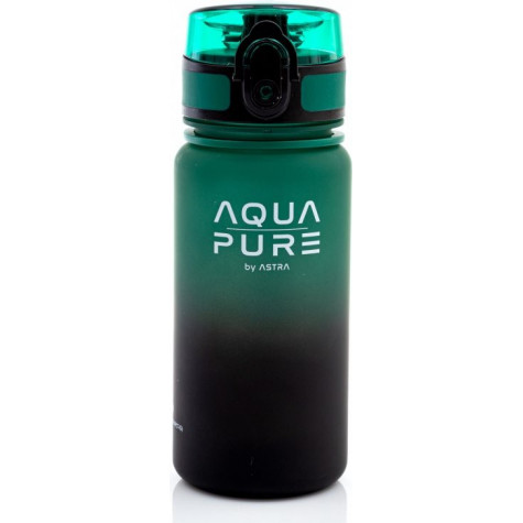 ASTRA Zdravá láhev na vodu Aqua Pure 400 ml černo-zelená ~ 1