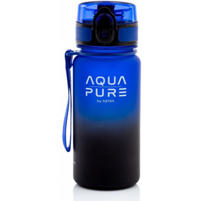 ASTRA Zdravá láhev na vodu Aqua Pure 400 ml modro-černá