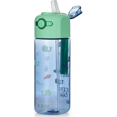 OXYBAG Láhev na pití OXY SMILE Ocean life 450 ml