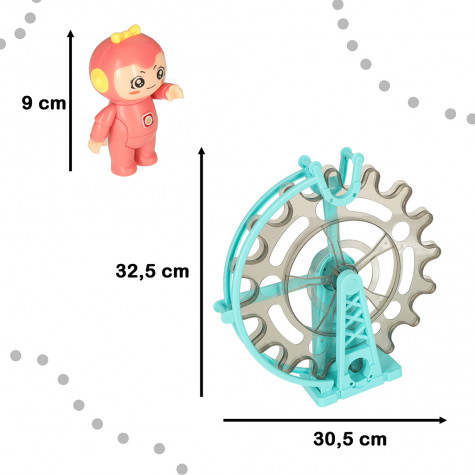 Dige Magnetická kuličková dráha se zvukem 118 dílů ~ 2