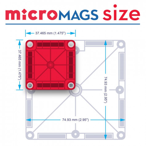 Magna-Tiles microMAGS Travel Set 26 dílů ~ 5