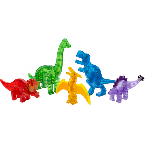 Magna-Tiles Dinos dinosauři 5 dílů ~ 2