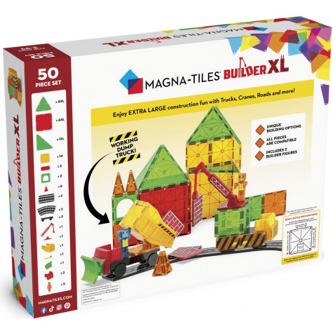 Magna-Tiles Builder XL Trucks 50 dílů ~ 6