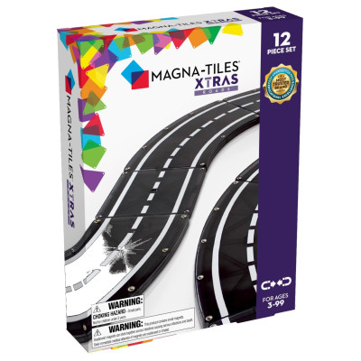 Magna-Tiles Xtras Roads 12 dílů