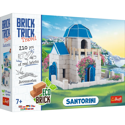 TREFL BRICK TRICK Travel: Santorini M 260 dílů ~ 1