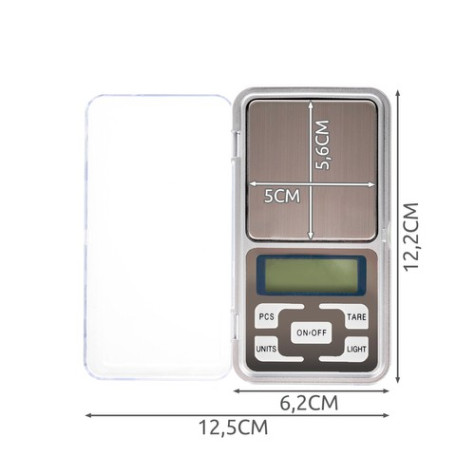 Digitální kapesní váha 200g/0,01g Ruhhy 135 ~ 4