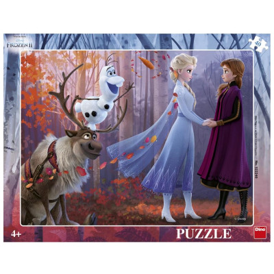 Dino Frozen II/Ledové království II puzzle 40 dílků