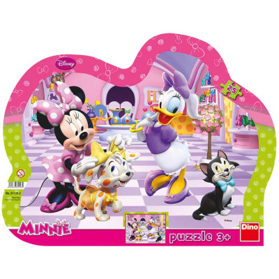 Dino Minnie & Mazlíčci kontura puzzle 25 dílků