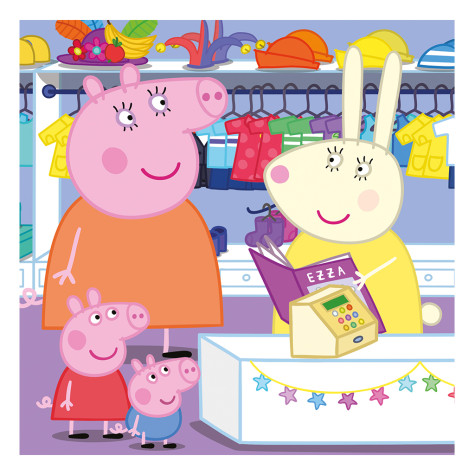 Dino Peppa Pig: Veselé odpoledne puzzle 3x55 dílků ~ 4