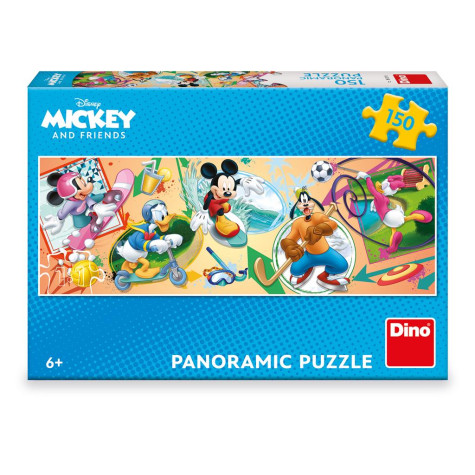 Dino Mickey panoramic puzzle 150 dílků ~ 2