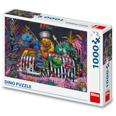 Dino Puzzle Příšerky na tripu 1000 dílků