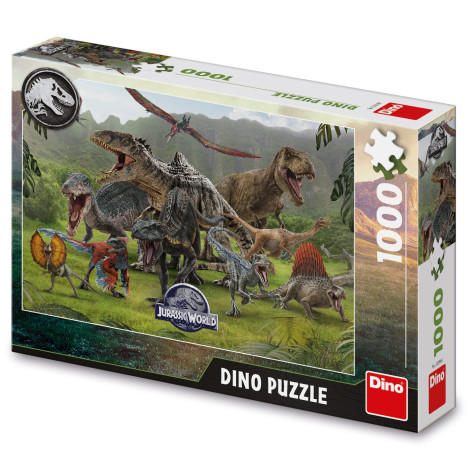 Dino Puzzle Jurský Svět 1000 dílků ~ 1