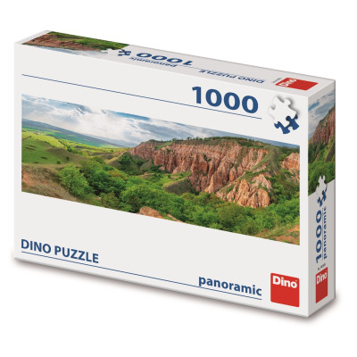 Dino Puzzle Červená rokle panoramic 1000 dílků