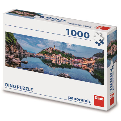 Dino Puzzle Ostrov Krk panoramic 1000 dílků