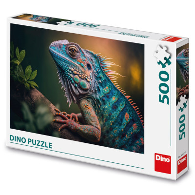 Dino Puzzle Leguán 500 dílků