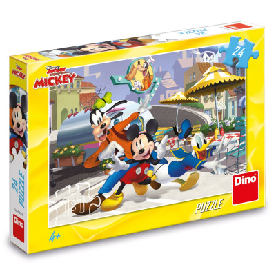 Dino Puzzle Mickey a přátelé 24 dílků