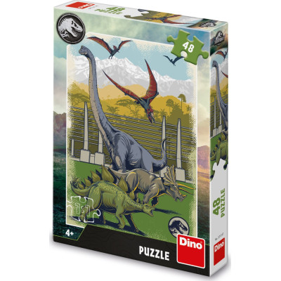 Dino Puzzle Jurský svět 48 dílků